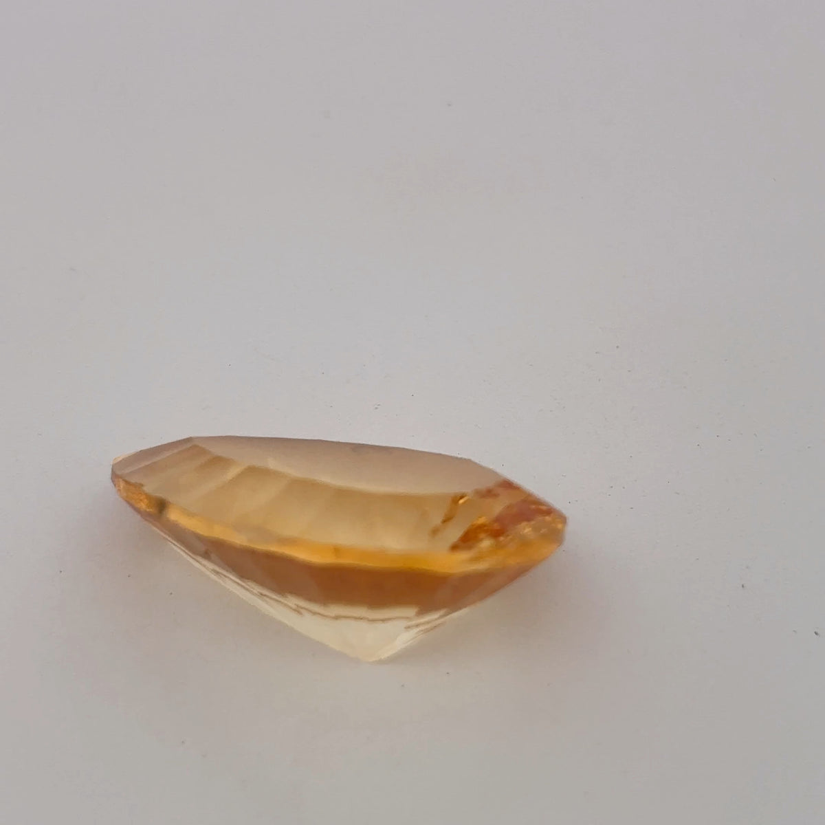 18x13 Pear Fantasy Cut Loose Citrine, 8.25 carat