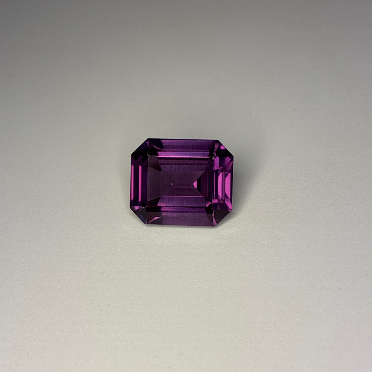 12x10mm Purple Synthetic Sapphire, 6.48 carat Lab Created Gem