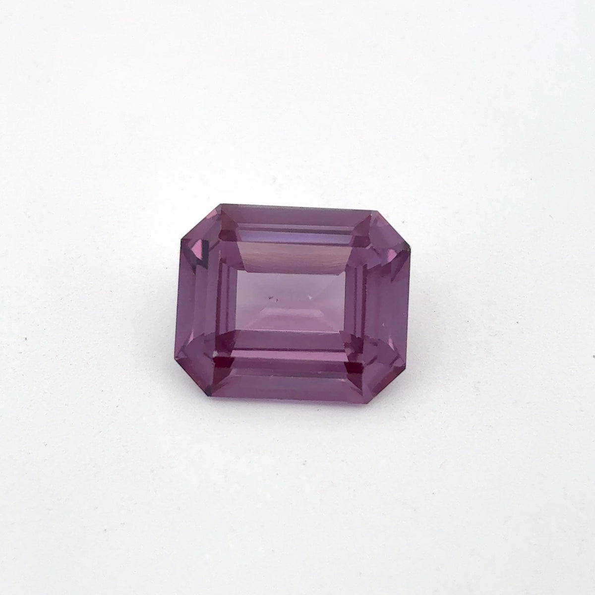 12x10mm Purple Synthetic Sapphire, 6.48 carat Lab Created Gem