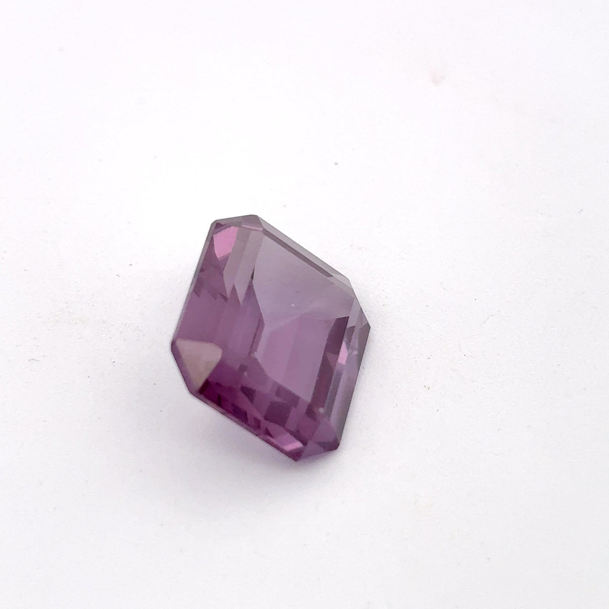 12x10mm Purple Synthetic Sapphire, 6.48 carat Lab Created Gem