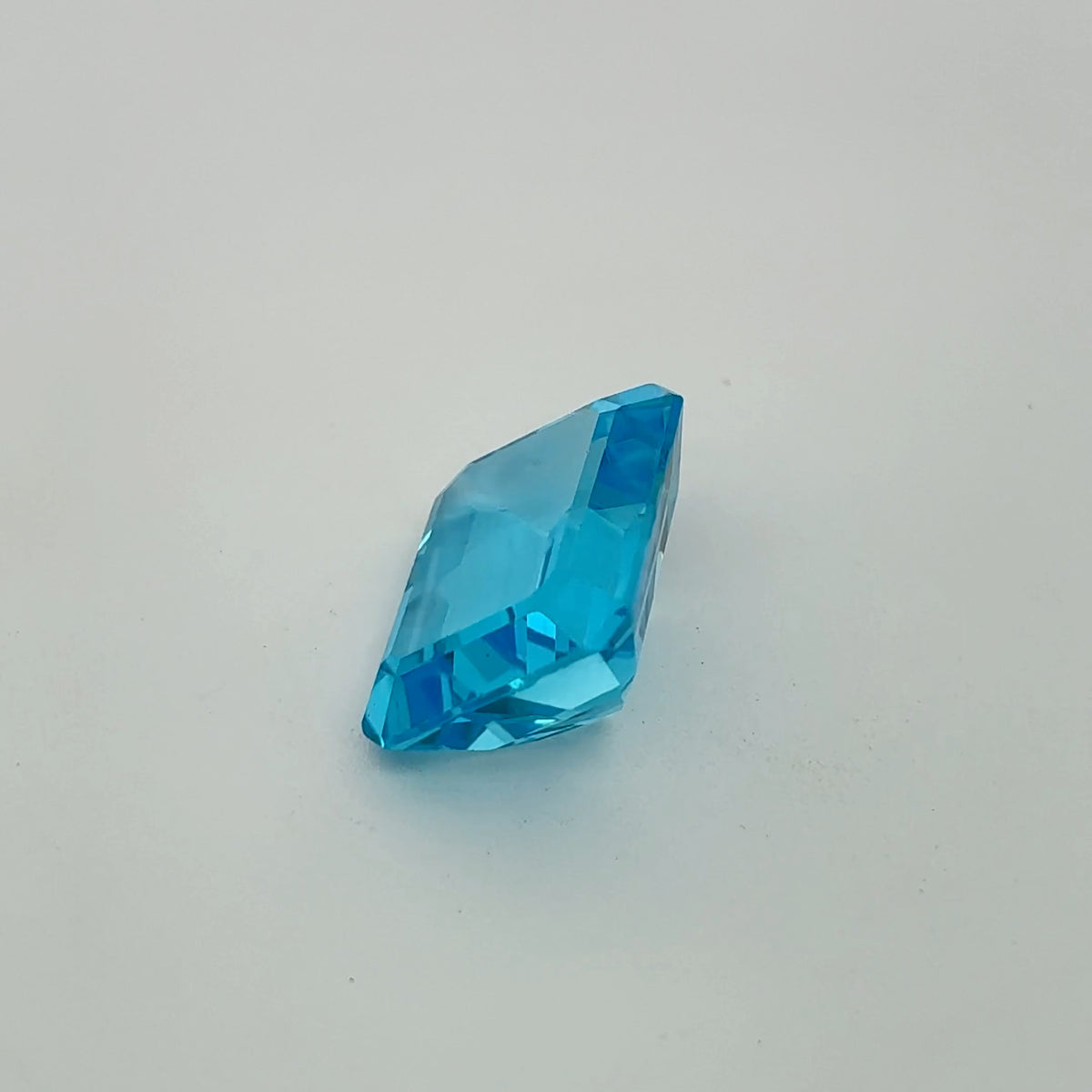 11.38 carat Emerald Cut Loose Blue Topaz
