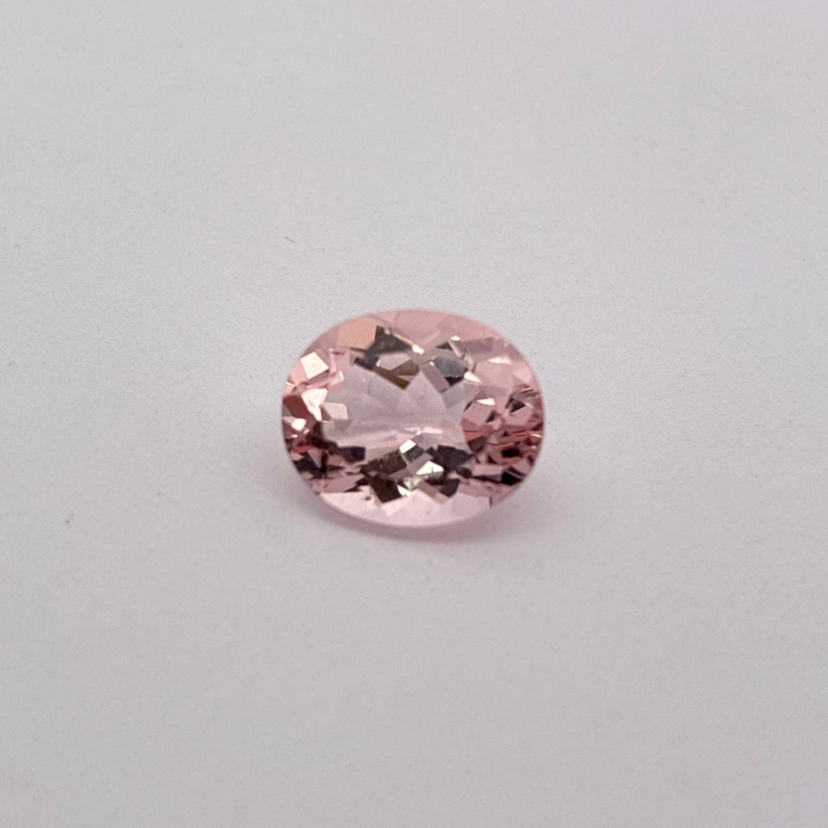 11x9mm Loose Oval Cut Morganite, 3.51 carat