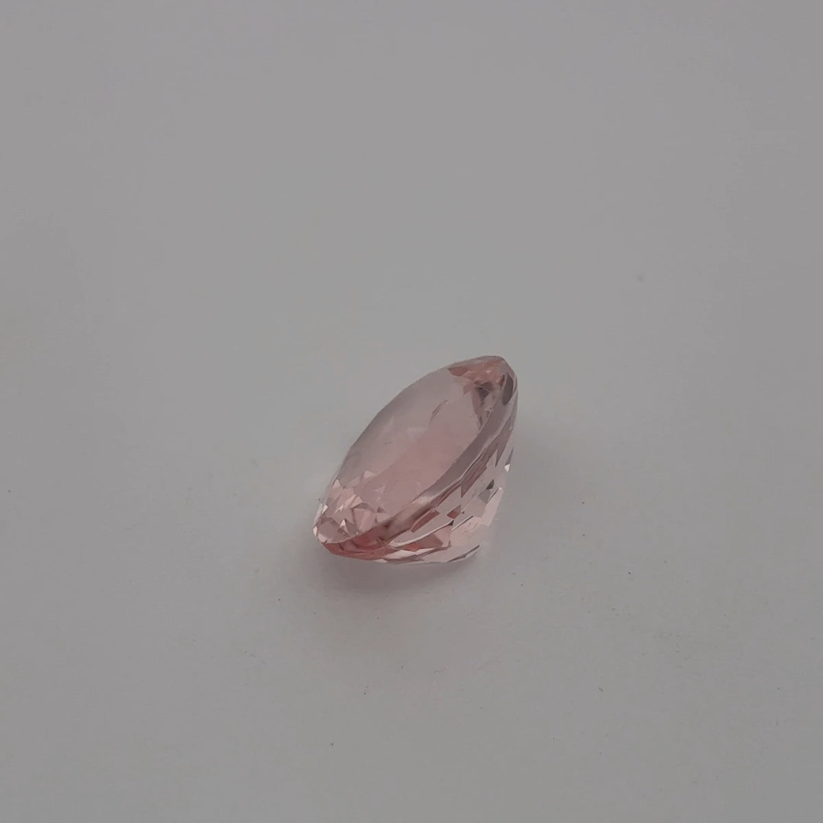 11x9mm Loose Oval Cut Morganite, 3.51 carat