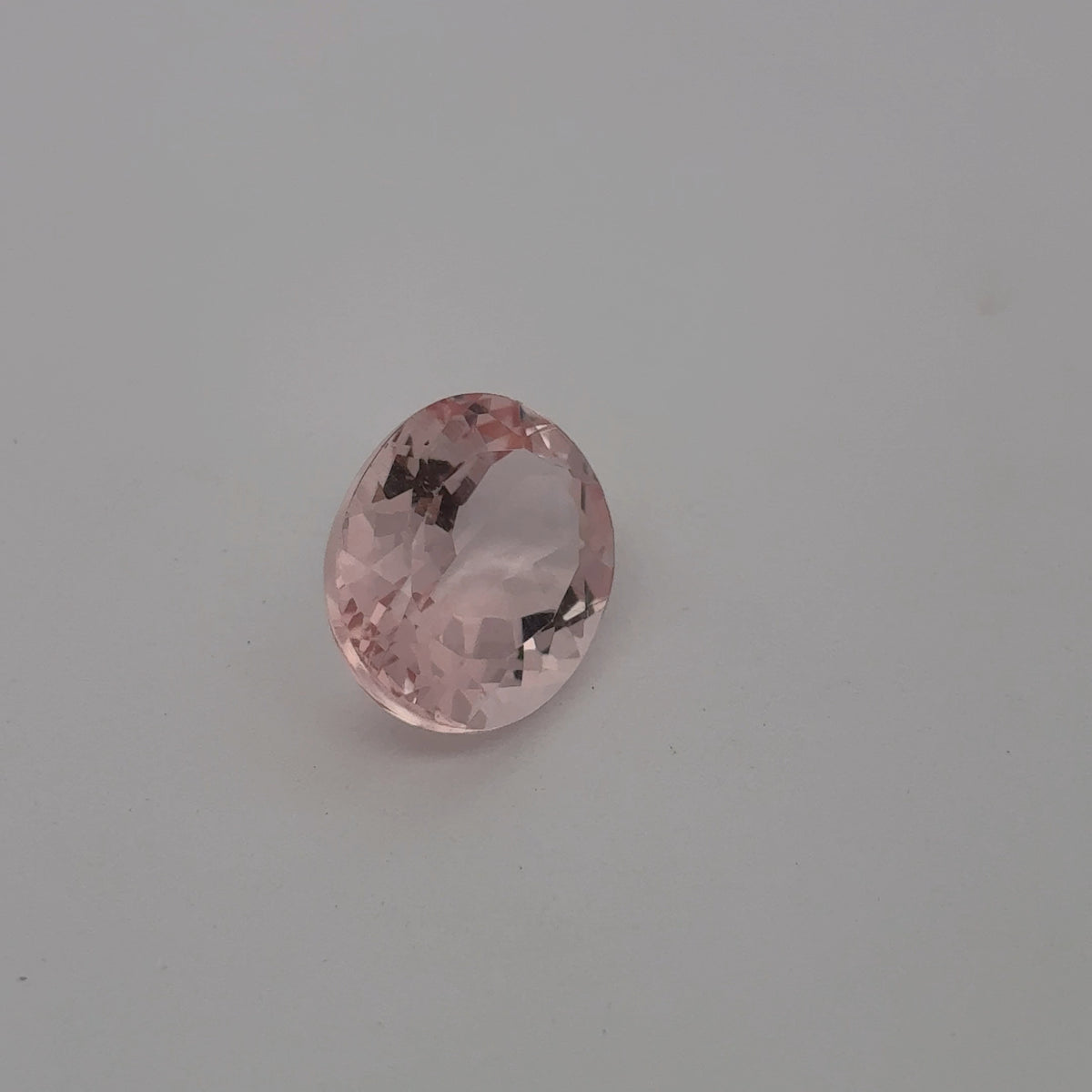 11x9mm Loose Oval Cut Morganite, 3.51 carat