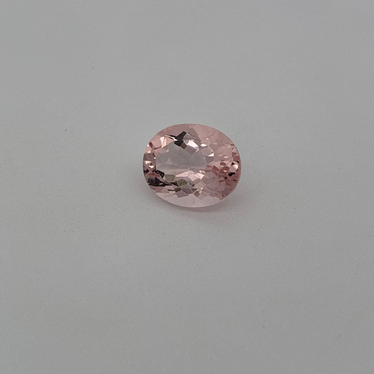 11x9mm Loose Oval Cut Morganite, 3.51 carat