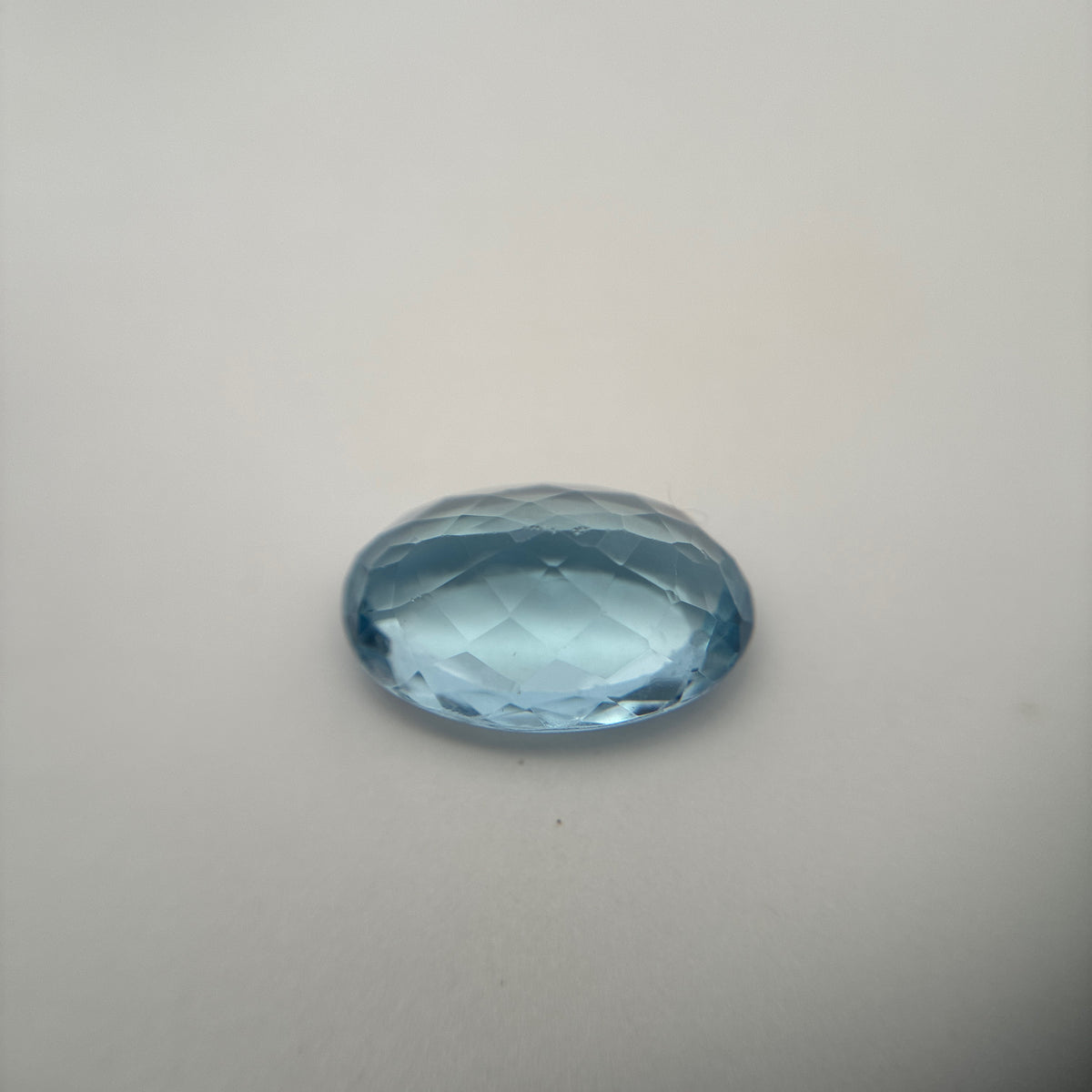 3.55 carat Blue Aquamarine, 12.5x8.5mm Oval cut Loose Gemstone