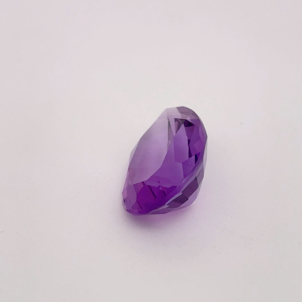 18x13mm Pear cut Amethyst, 10 carat Loose Purple Gemstone