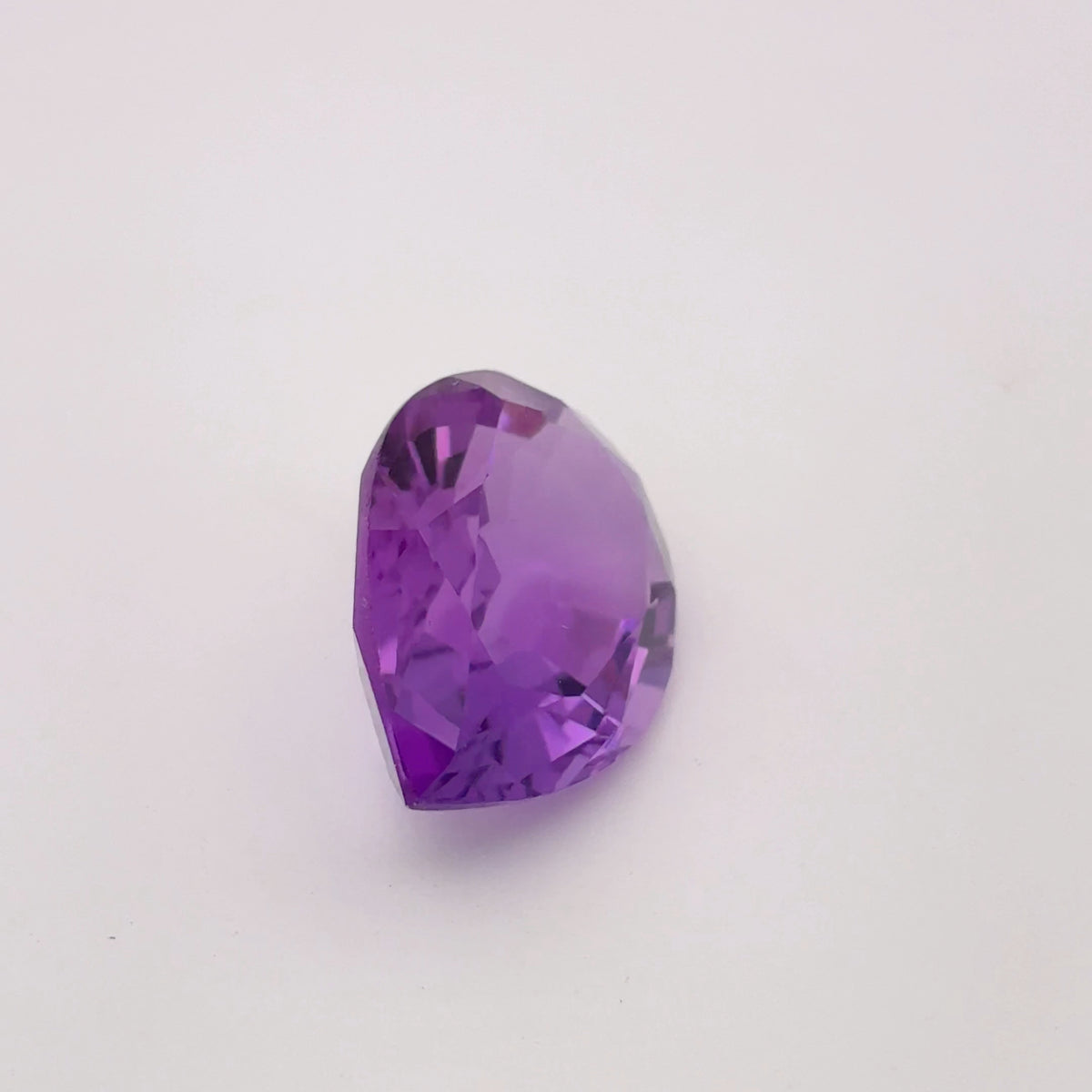 18x13mm Pear cut Amethyst, 10 carat Loose Purple Gemstone