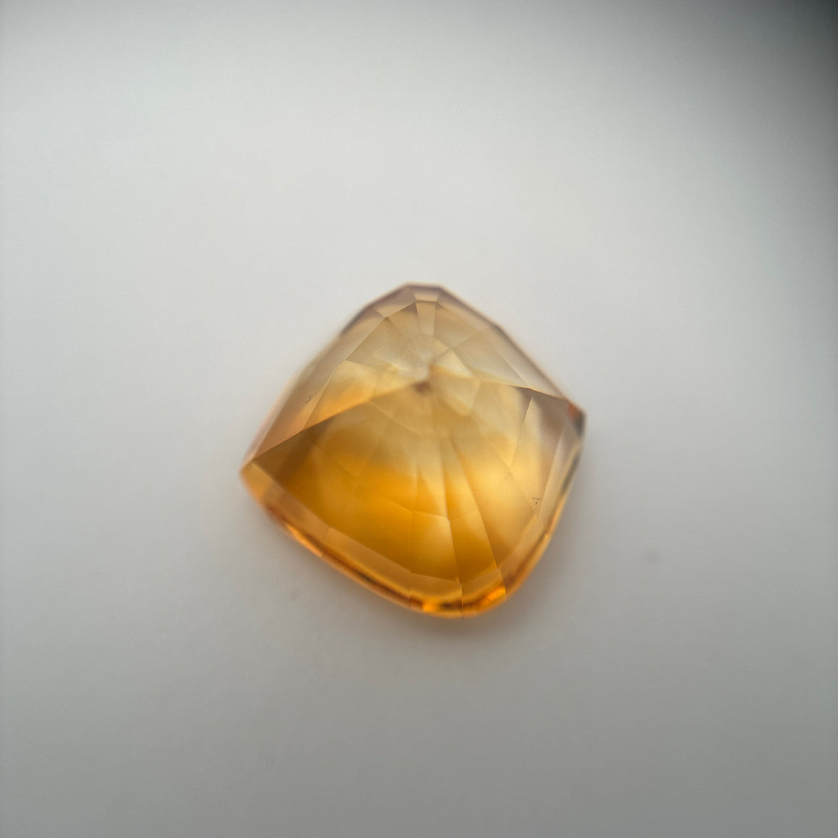 14mm Fancy Cut Golden Citrine 8.56 carat