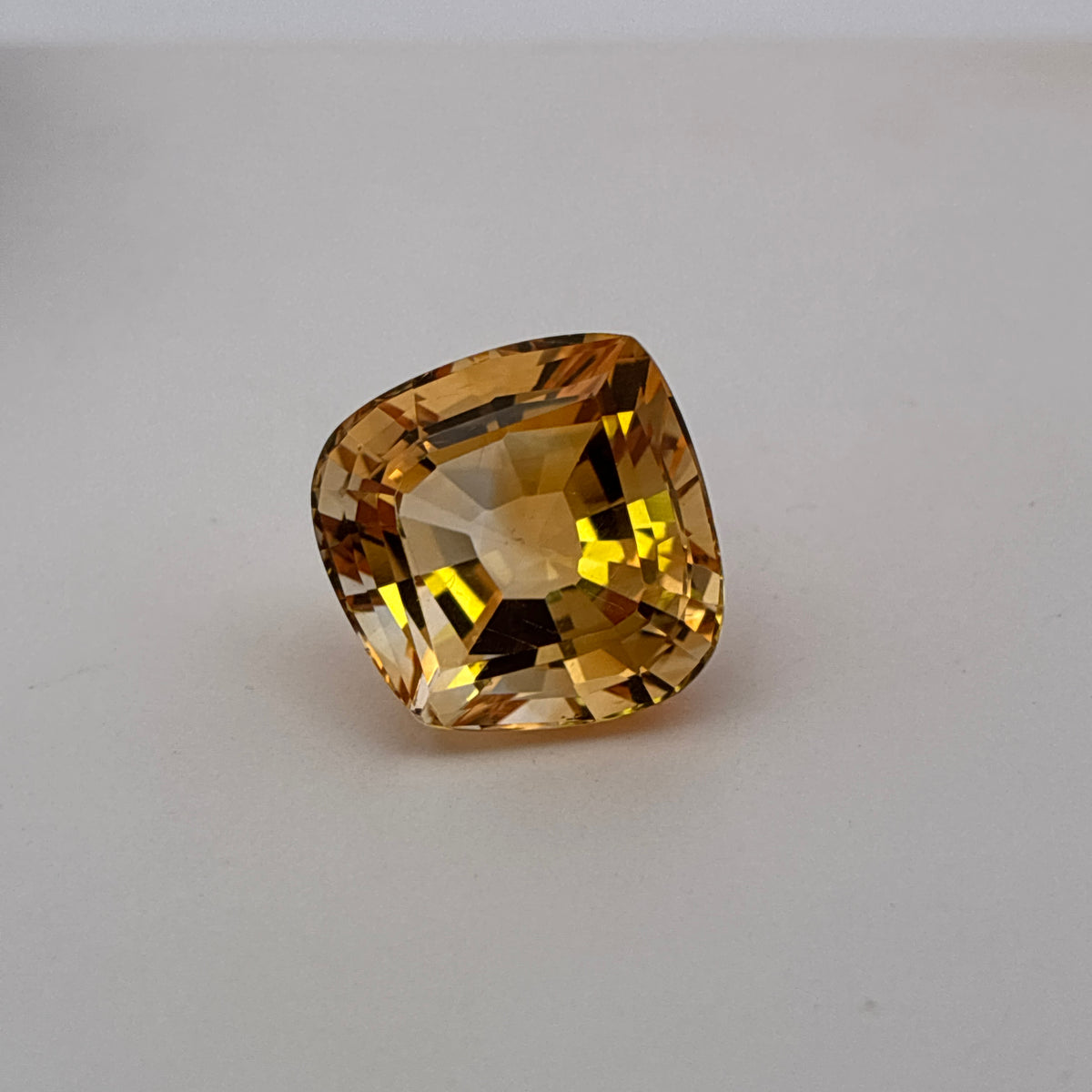 14mm Fancy Cut Golden Citrine 8.56 carat
