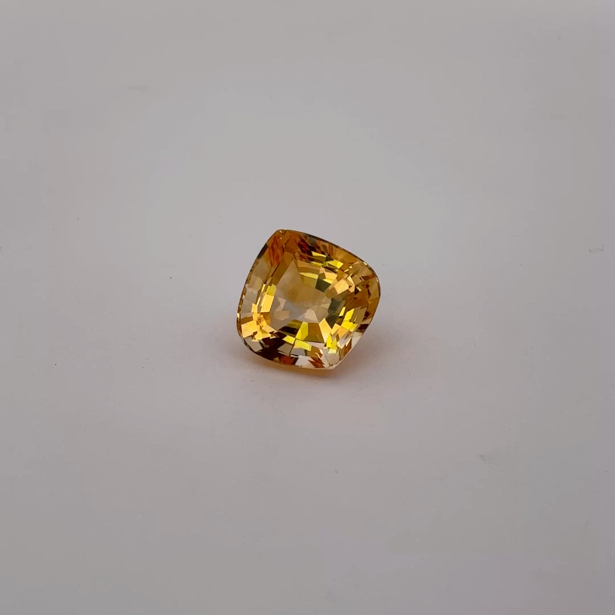 14mm Fancy Cut Golden Citrine 8.56 carat