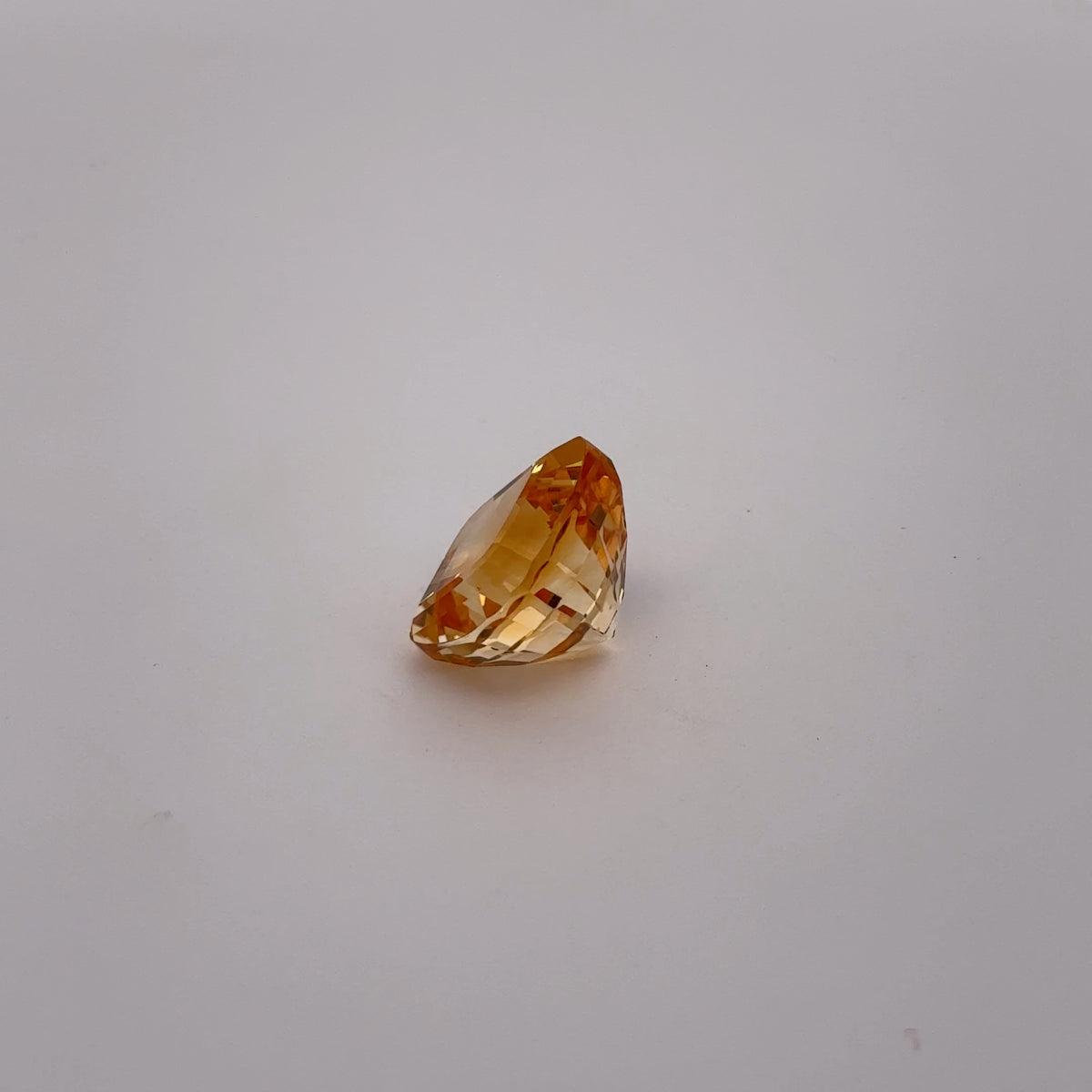 14mm Fancy Cut Golden Citrine 8.56 carat