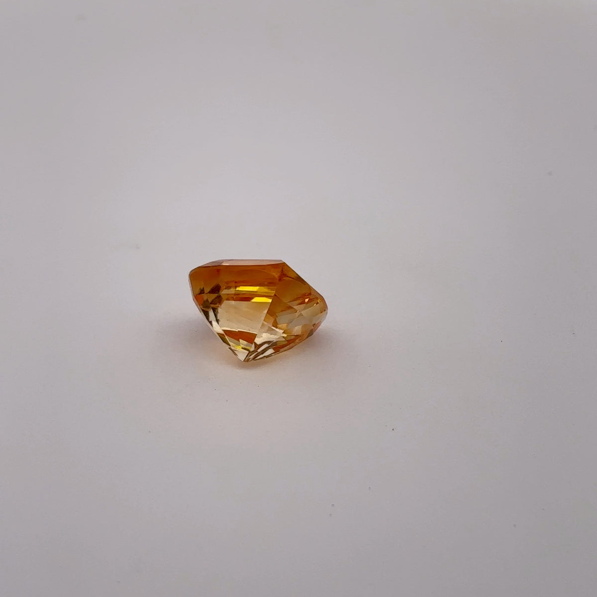14mm Fancy Cut Golden Citrine 8.56 carat