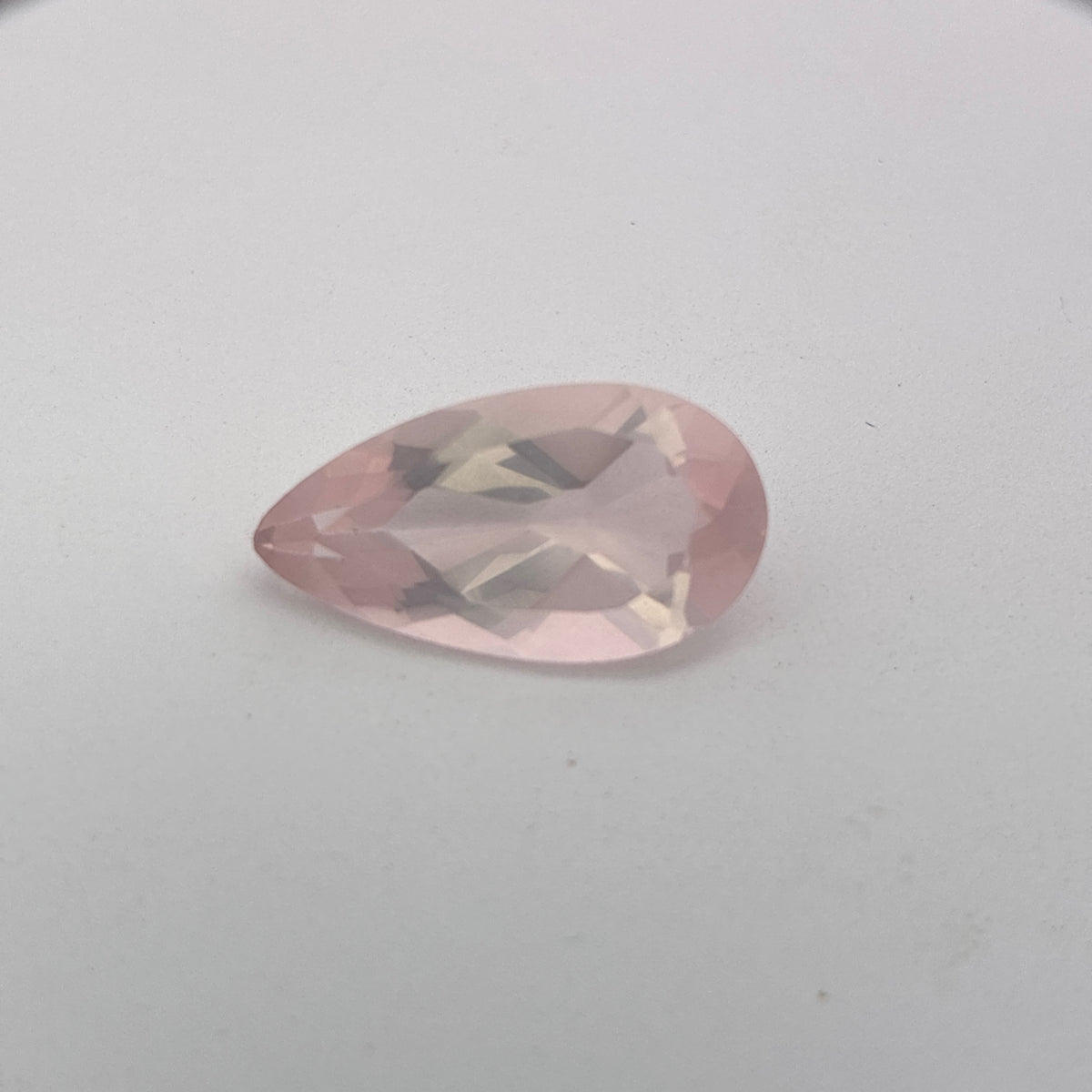 19x10mm Pear cut Rose Quartz, 6.90 carats