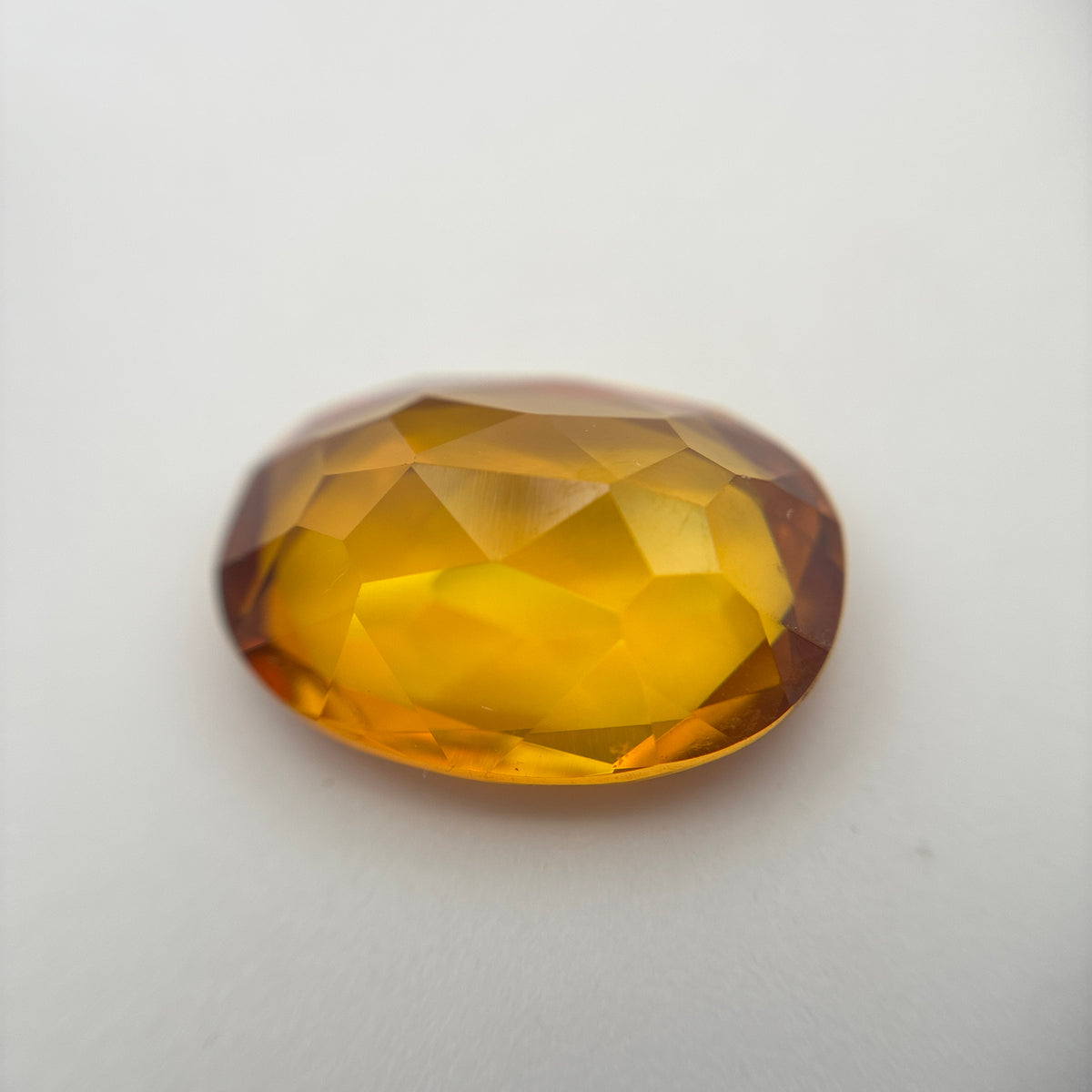 16x12mm Lab Created Golden Yellow Sapphire, 10.70 carat