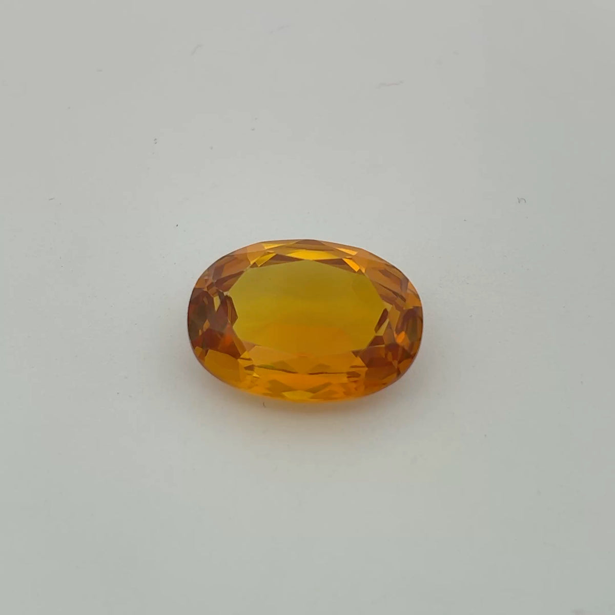 16x12mm Lab Created Golden Yellow Sapphire, 10.70 carat