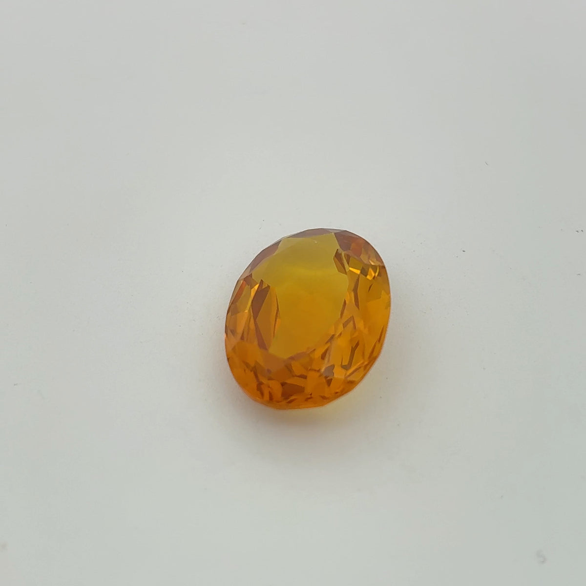 16x12mm Lab Created Golden Yellow Sapphire, 10.70 carat