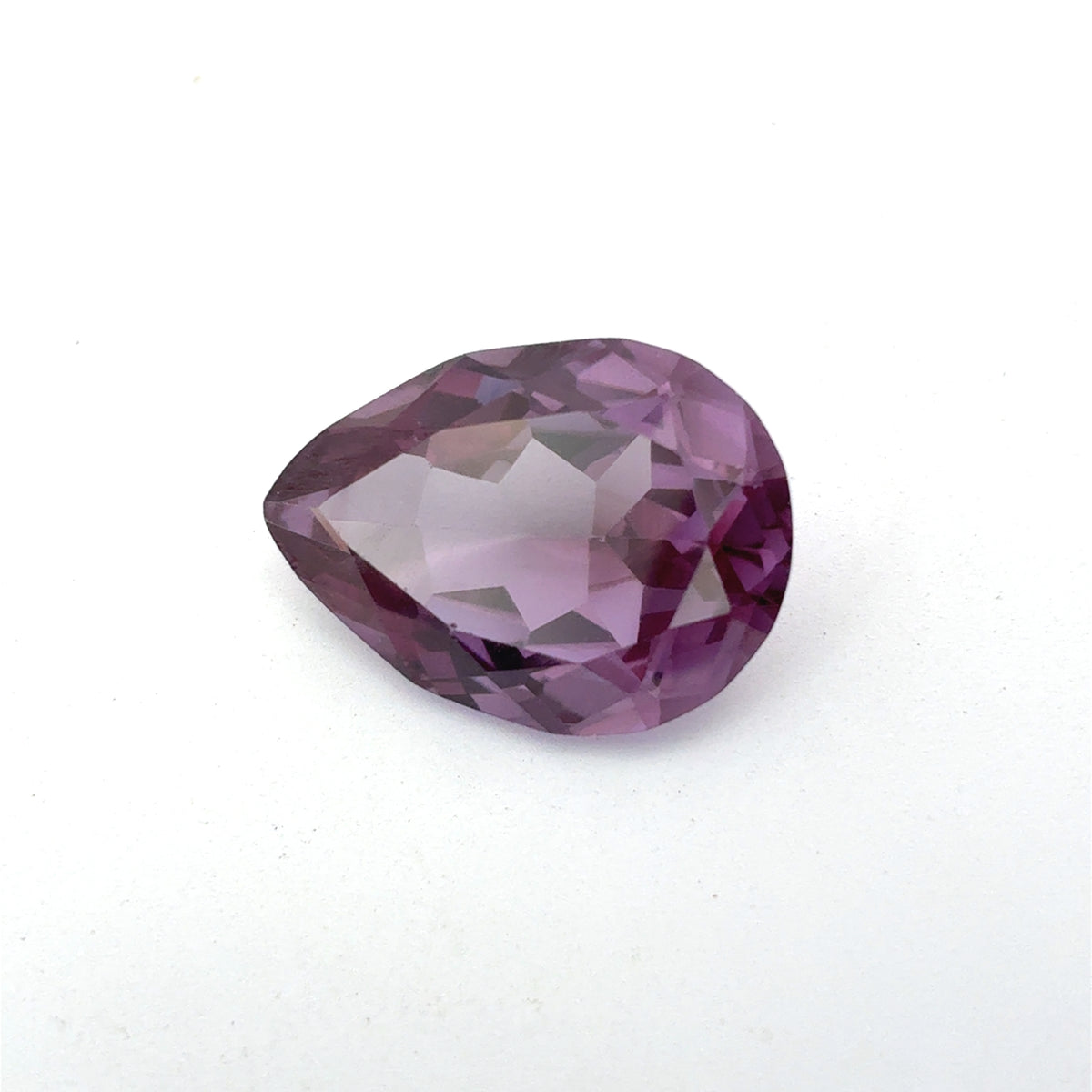 19x14mm Pear Cut Lab Sapphire, Synthetic Purple Gemstone