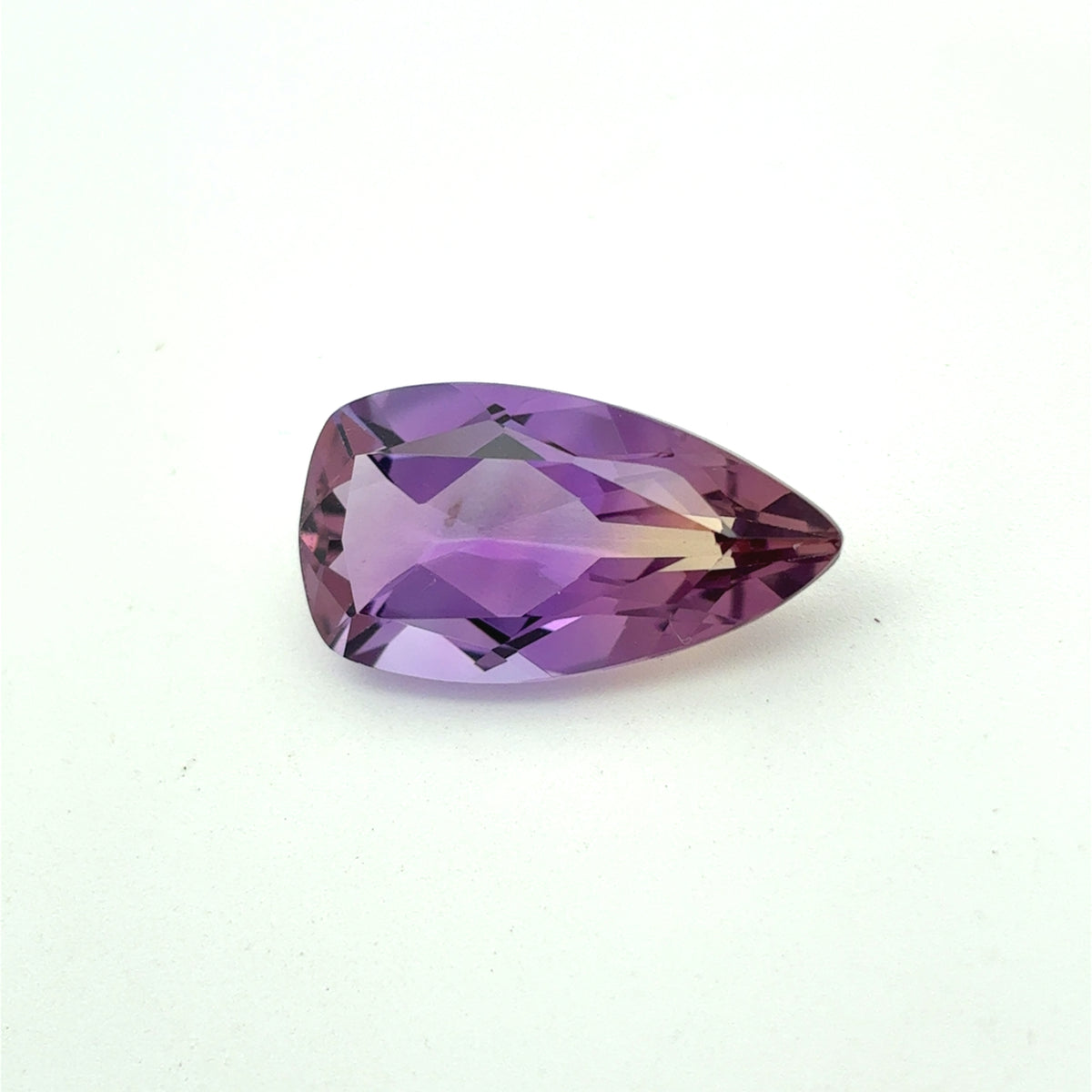 7.85 carat Ametrine, 19.8x10.4mm Purple and Yellow Quartz
