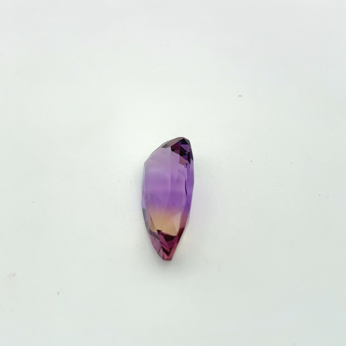 7.85 carat Ametrine, 19.8x10.4mm Purple and Yellow Quartz