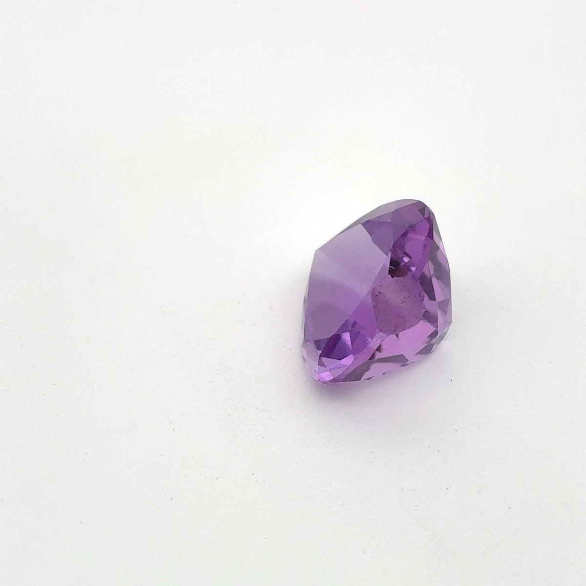 11mm Heart-Cut Amethyst, 4.24 carat Loose Purple Gemstone
