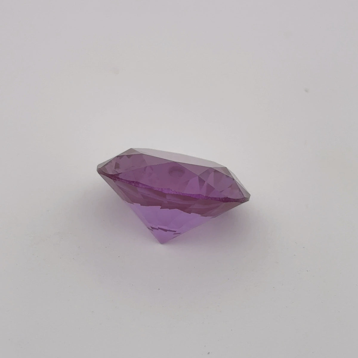 15mm Purple Color Change Lab Sapphire Round Cut 13.84 Carats