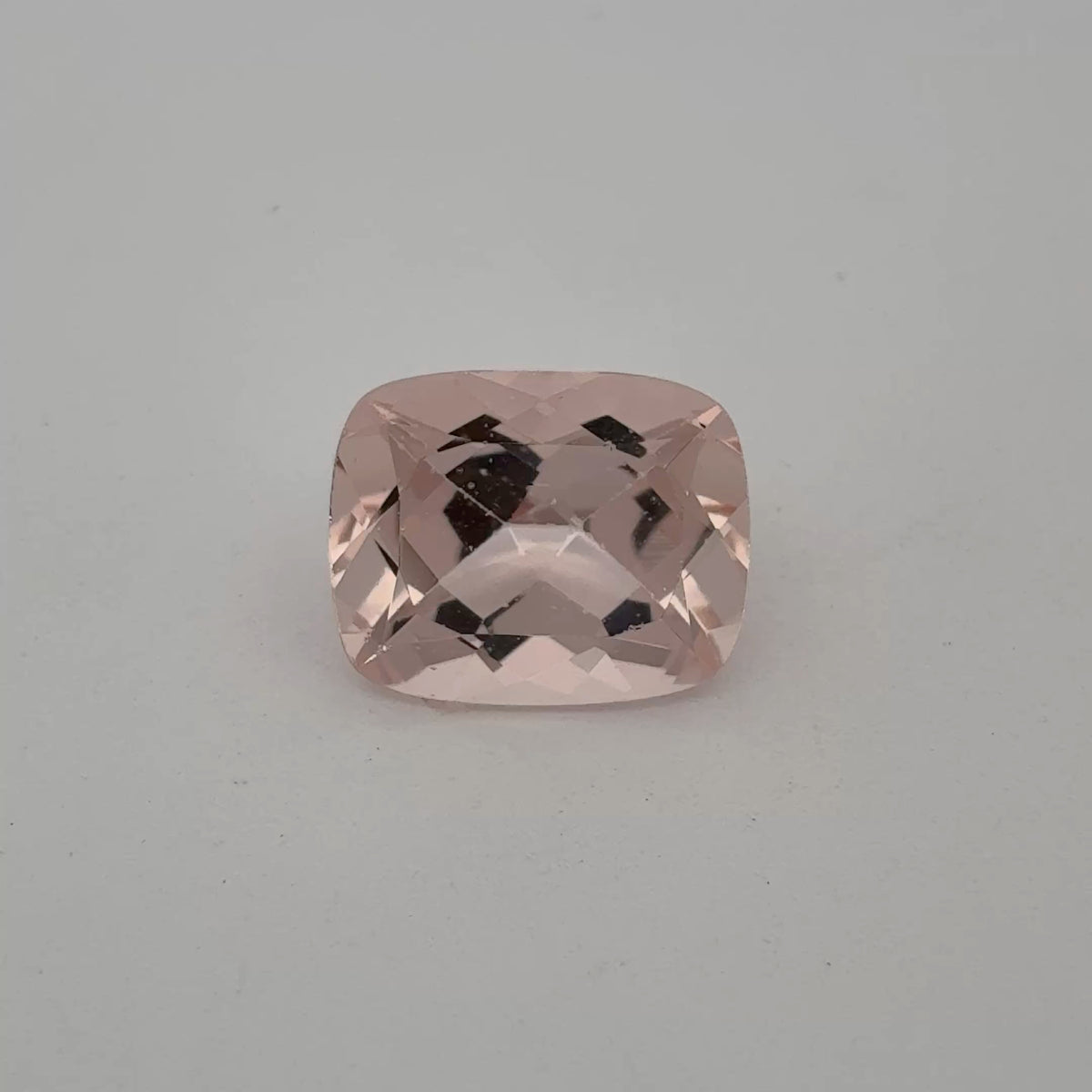 10x8mm Morganite 2.94 carat, Rectangle Cushion Cut
