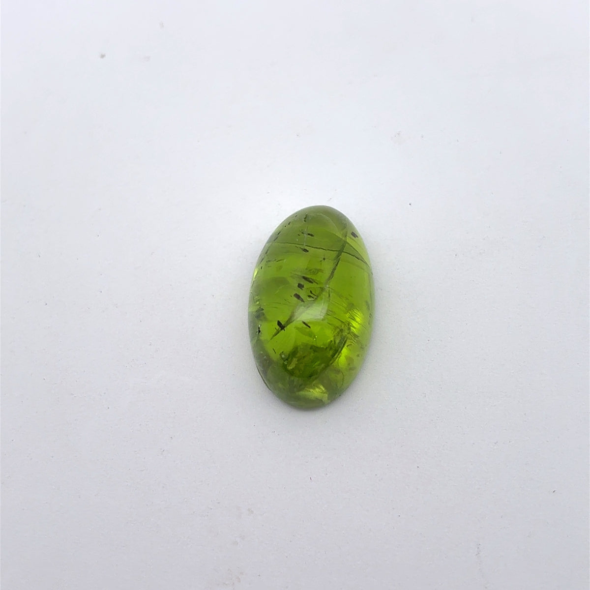16.73 carat Peridot, 18.5x11.2mm Oval Cabochon
