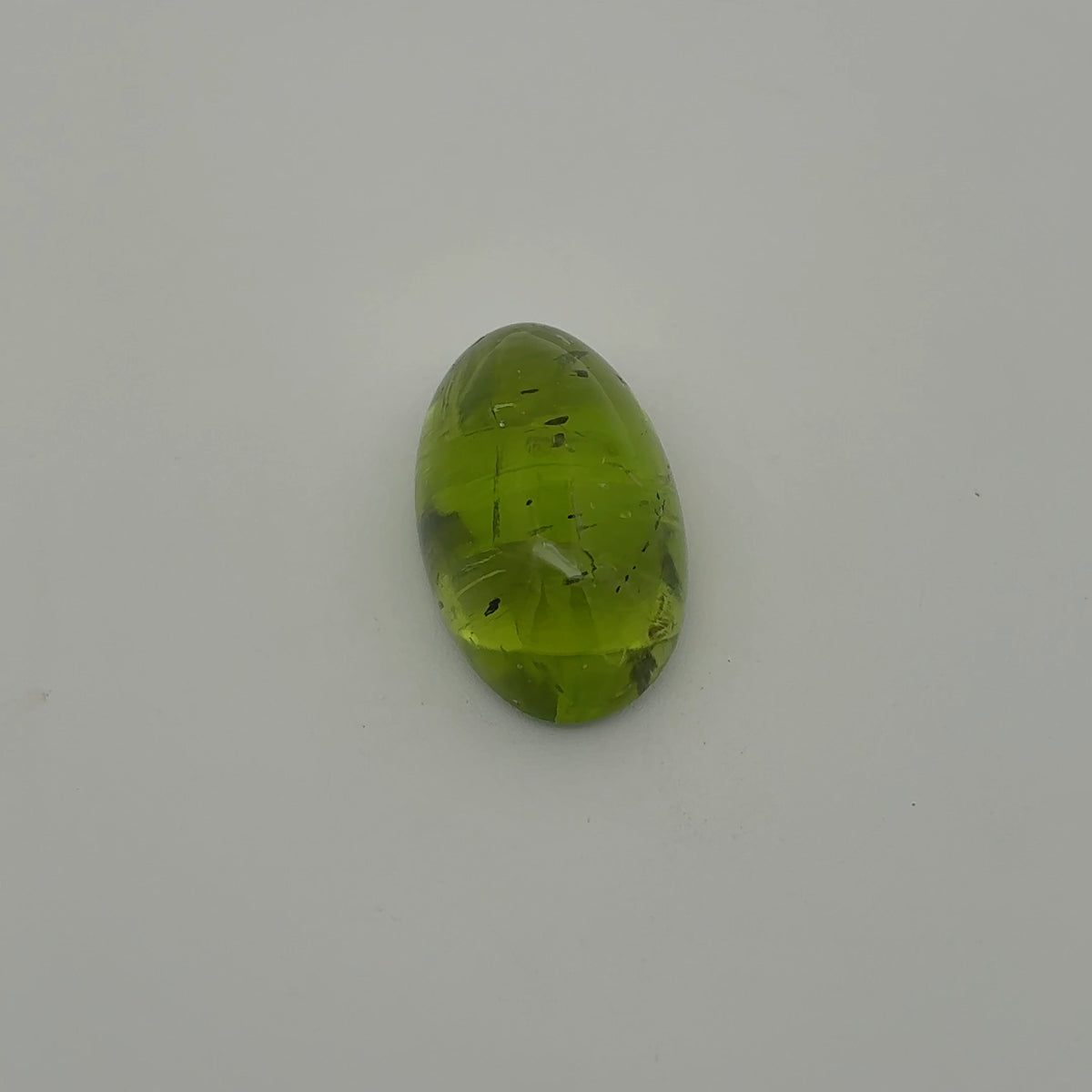 16.73 carat Peridot, 18.5x11.2mm Oval Cabochon