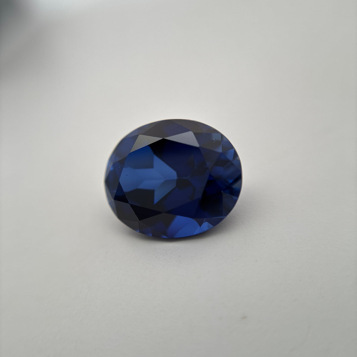 12x10mm Blue Lab Created Sapphire, 6.43 carat