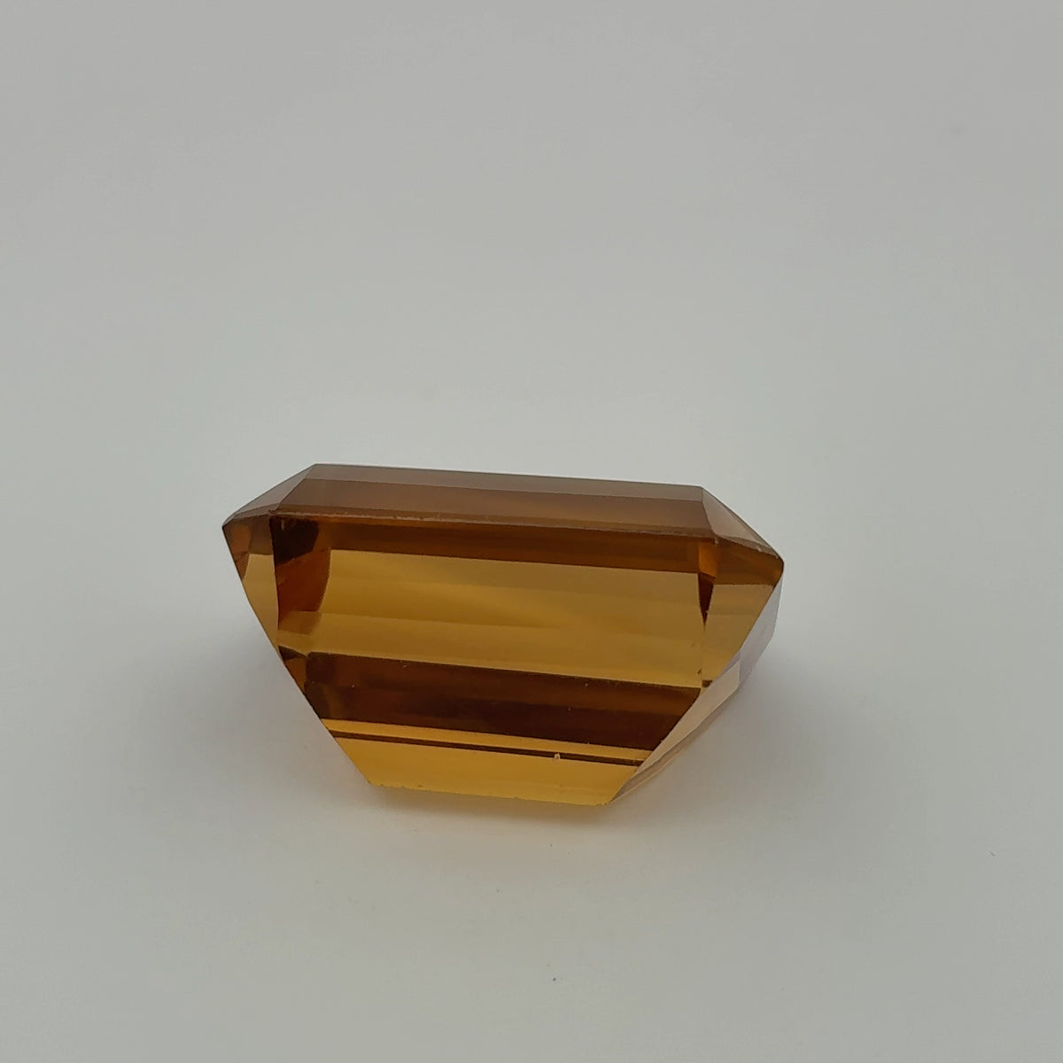 40 carat Citrine, 23.7x17mm Emerald cut Discount Gemstone, Recycled Imperfect Stone