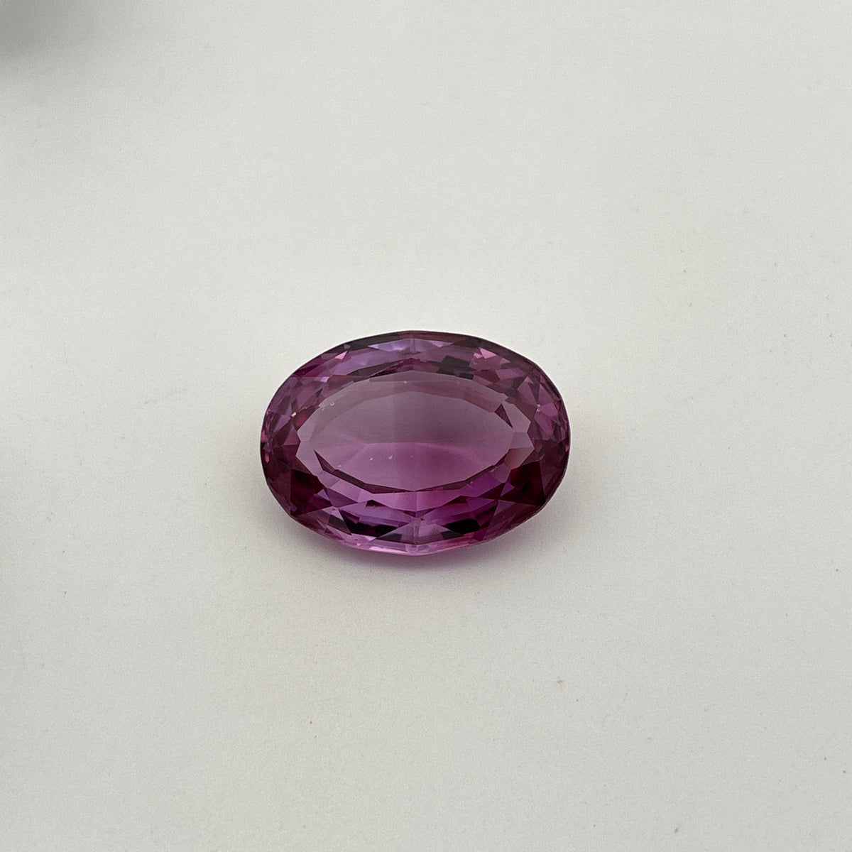 18x13mm Oval Purple Lab Sapphire, 16.77 carat Color Change Synthetic Gem