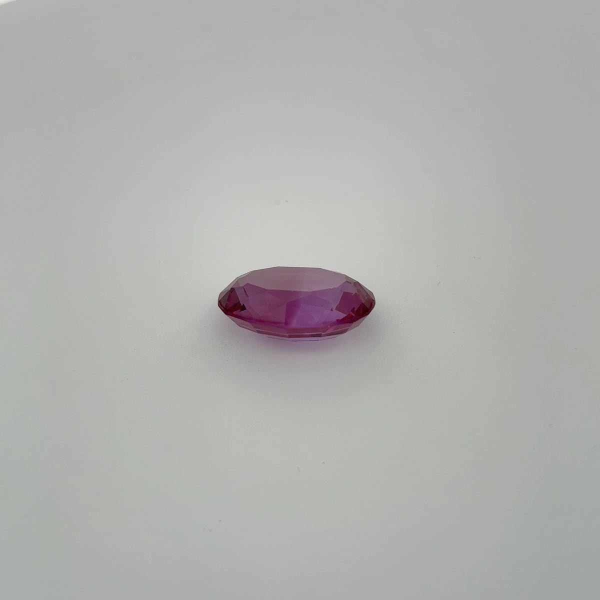 18x13mm Oval Purple Lab Sapphire, 16.77 carat Color Change Synthetic Gem