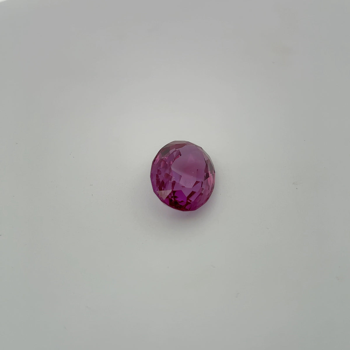 18x13mm Oval Purple Lab Sapphire, 16.77 carat Color Change Synthetic Gem