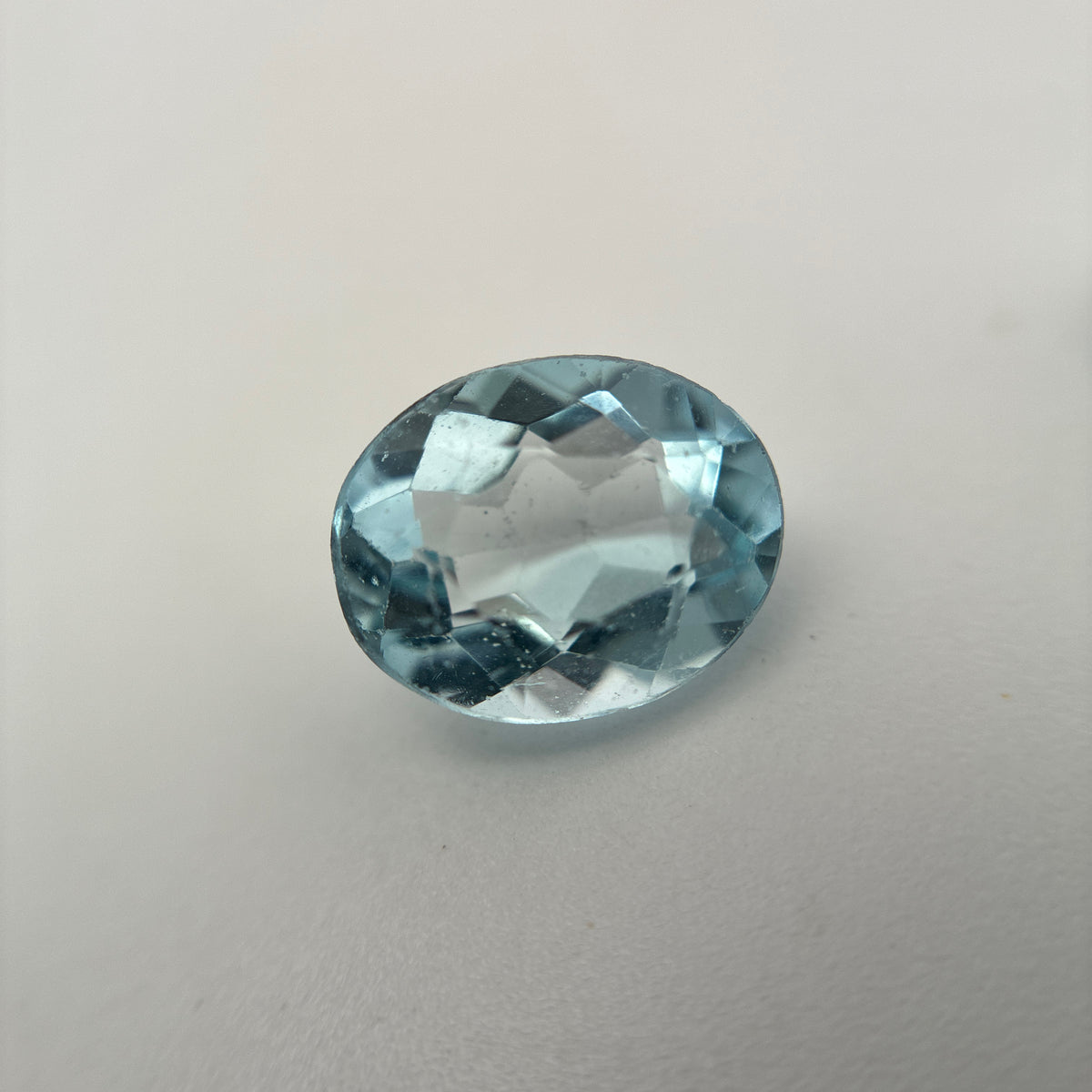 11.9 carat Lot of Worn Aquamarine Faceted, Recycled, Imperfect Gems, Lot of 5 Stones