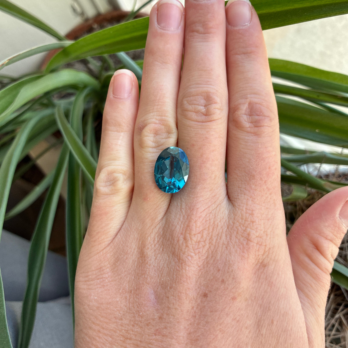 16x12mm Blue Lab Spinel, 10.92 carat