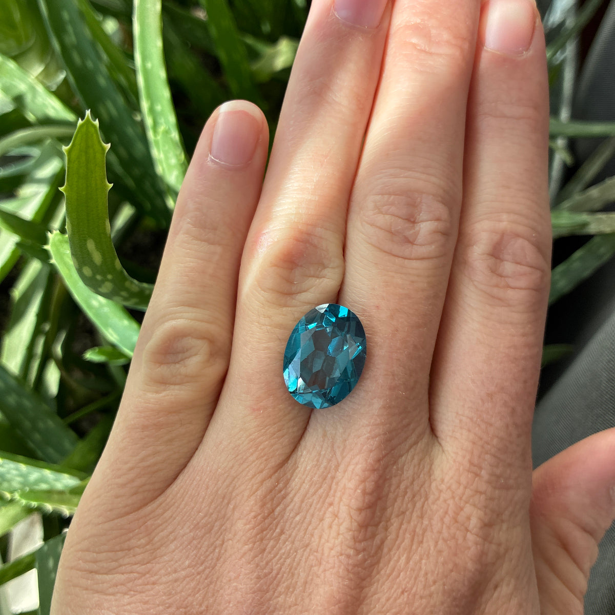 16x12mm Blue Lab Spinel, 10.92 carat