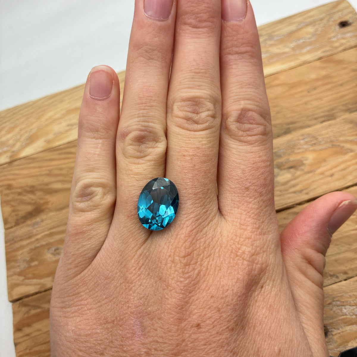 16x12mm Blue Lab Spinel, 10.92 carat