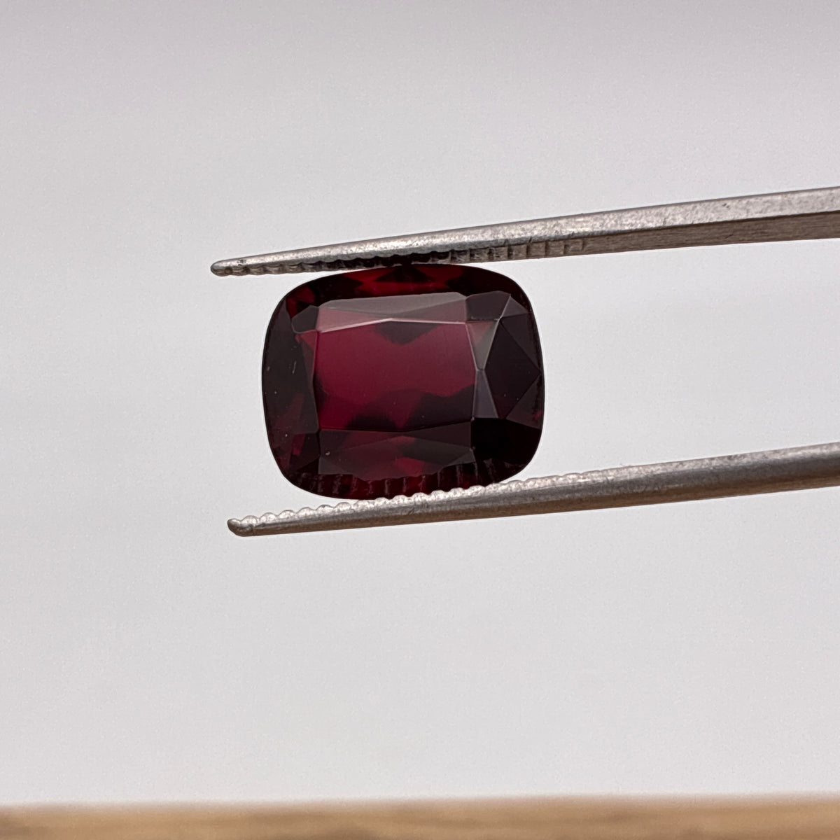 12x10mm Dark Red Lab Ruby, 6.36 carats