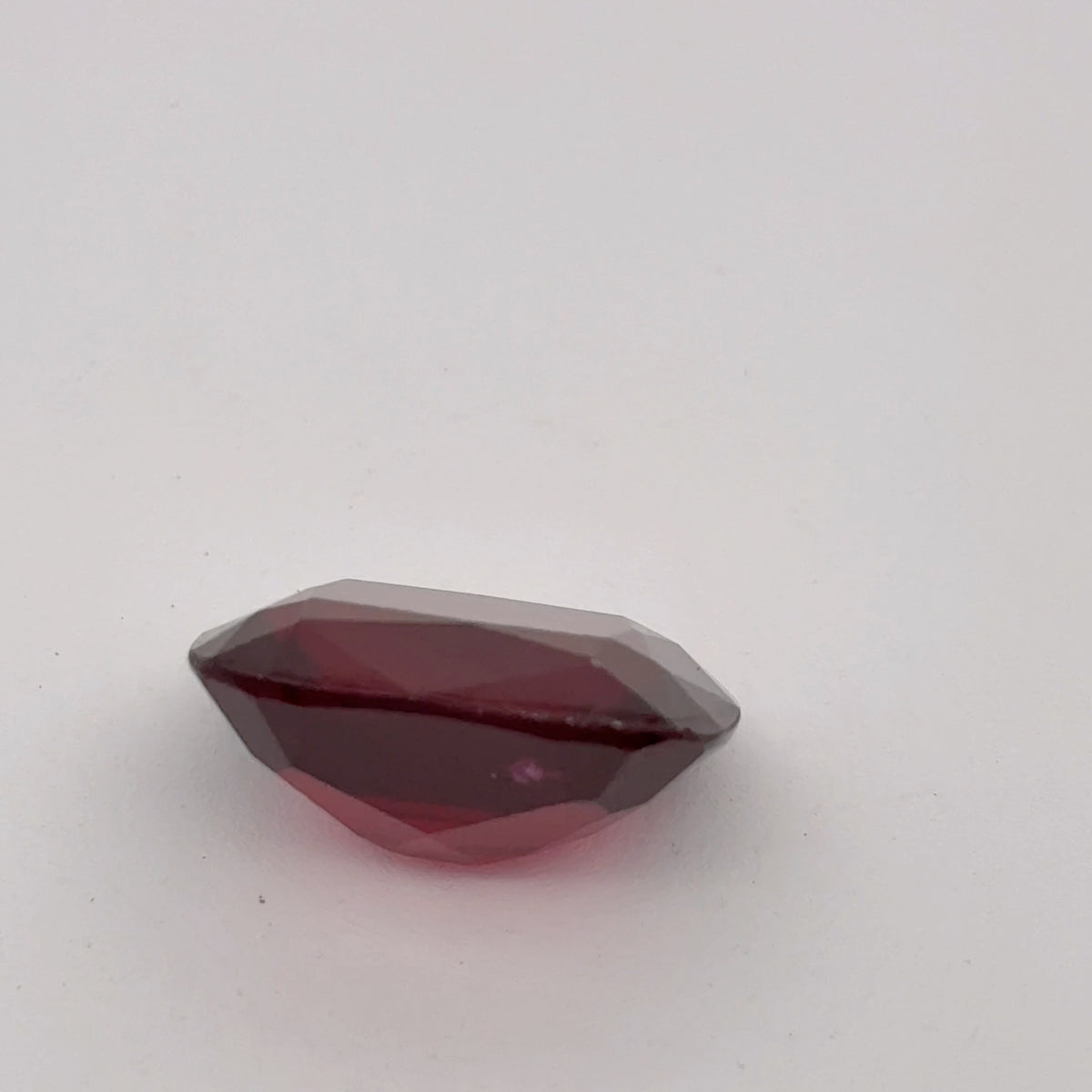12x10mm Dark Red Lab Ruby, 6.36 carats