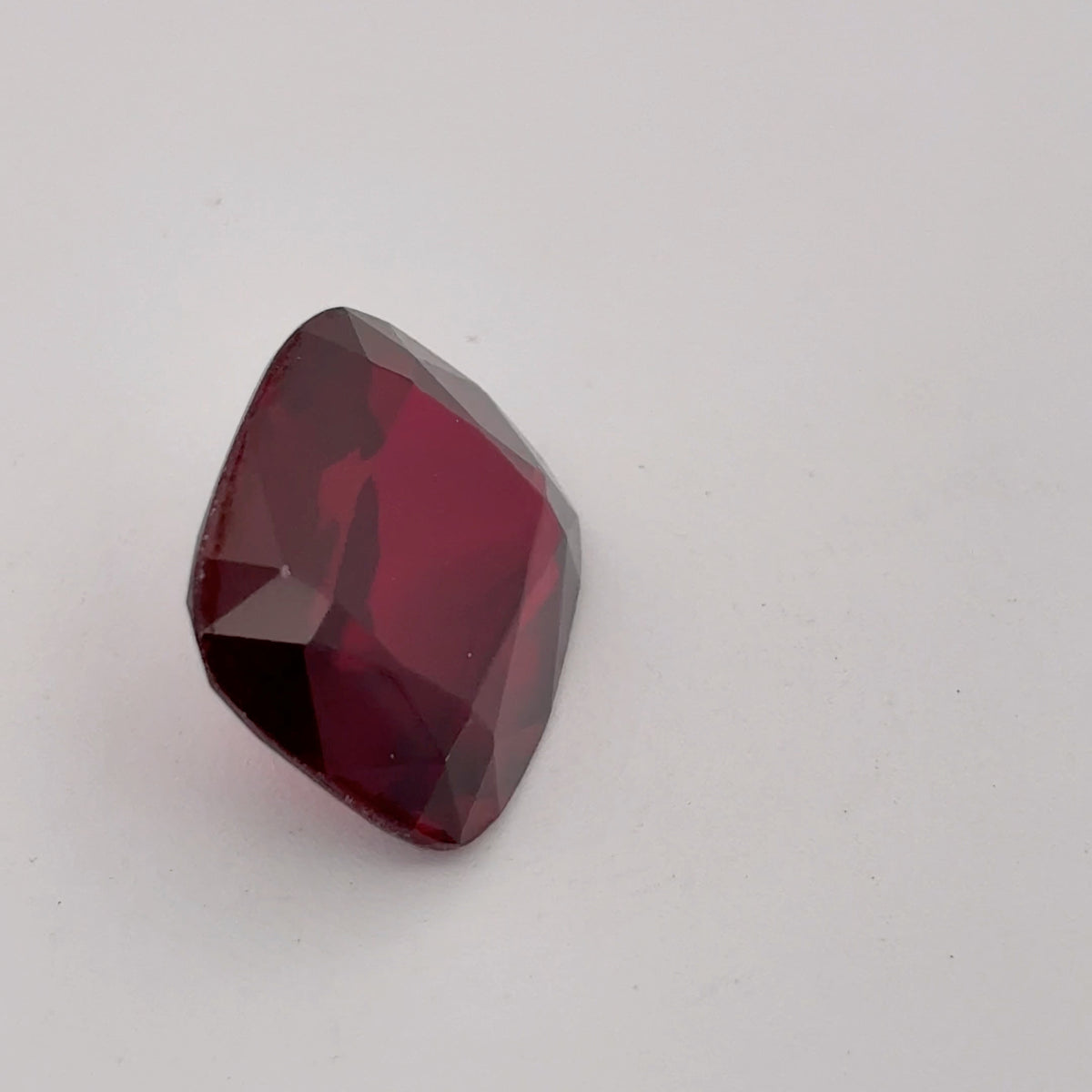12x10mm Dark Red Lab Ruby, 6.36 carats