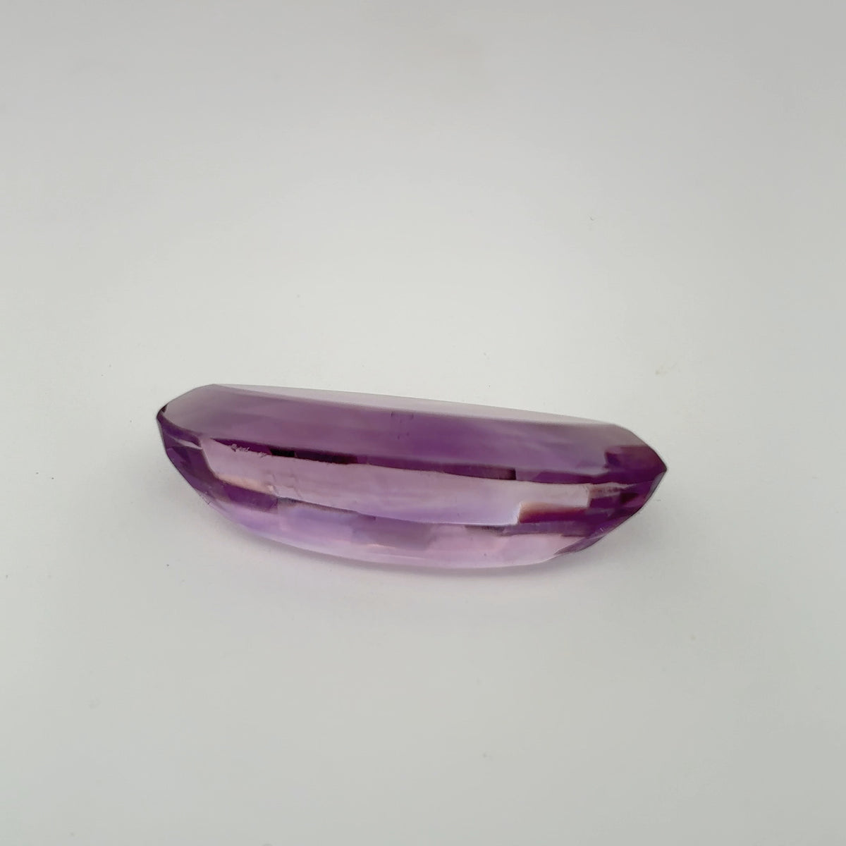 37 carat Imperfect Amethyst, 35x15.7mm Elongated Oval cut