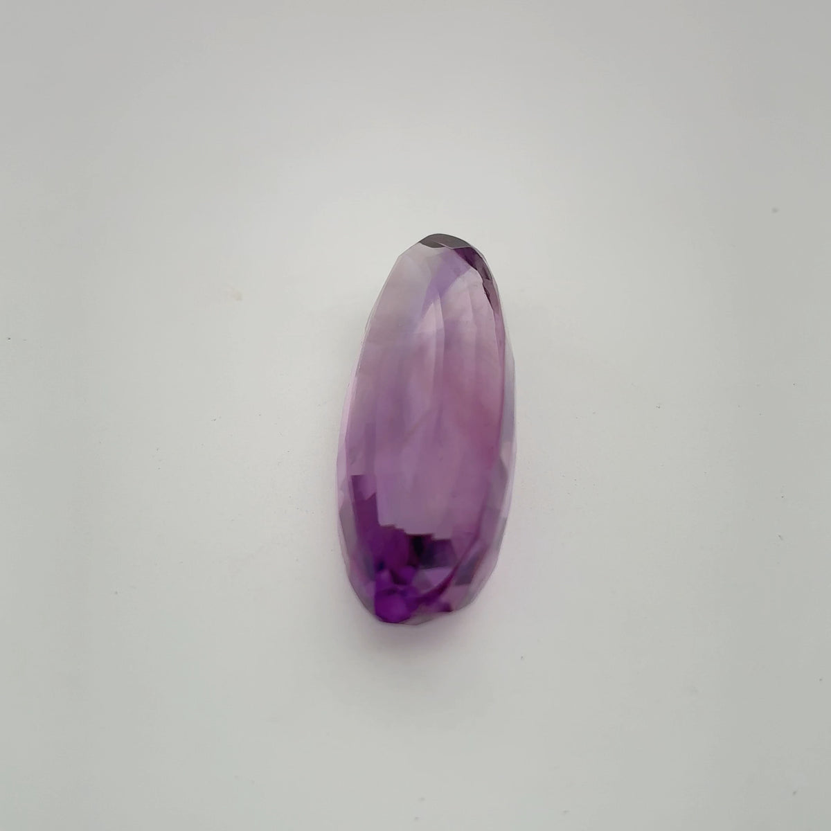37 carat Imperfect Amethyst, 35x15.7mm Elongated Oval cut