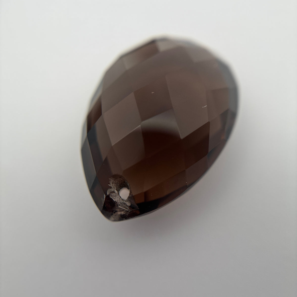 107 carat Lot of Smoky Quartz, Discount Damaged Brown Quartz, 8 pieces, Faceted, Recycled, Chipped and Worn, for Facet Rough