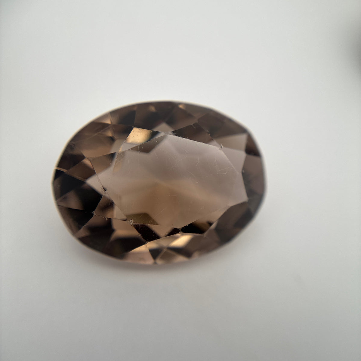 107 carat Lot of Smoky Quartz, Discount Damaged Brown Quartz, 8 pieces, Faceted, Recycled, Chipped and Worn, for Facet Rough