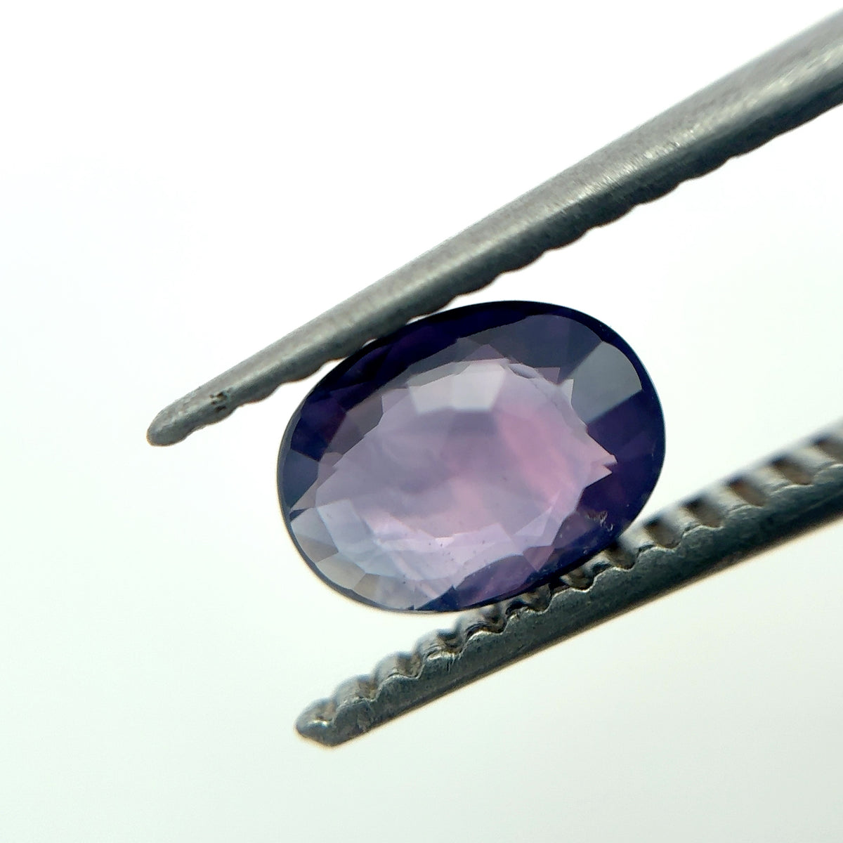 0.83 carat Purple Sapphire, 6.7x5mm Oval cut Natural Gemstone