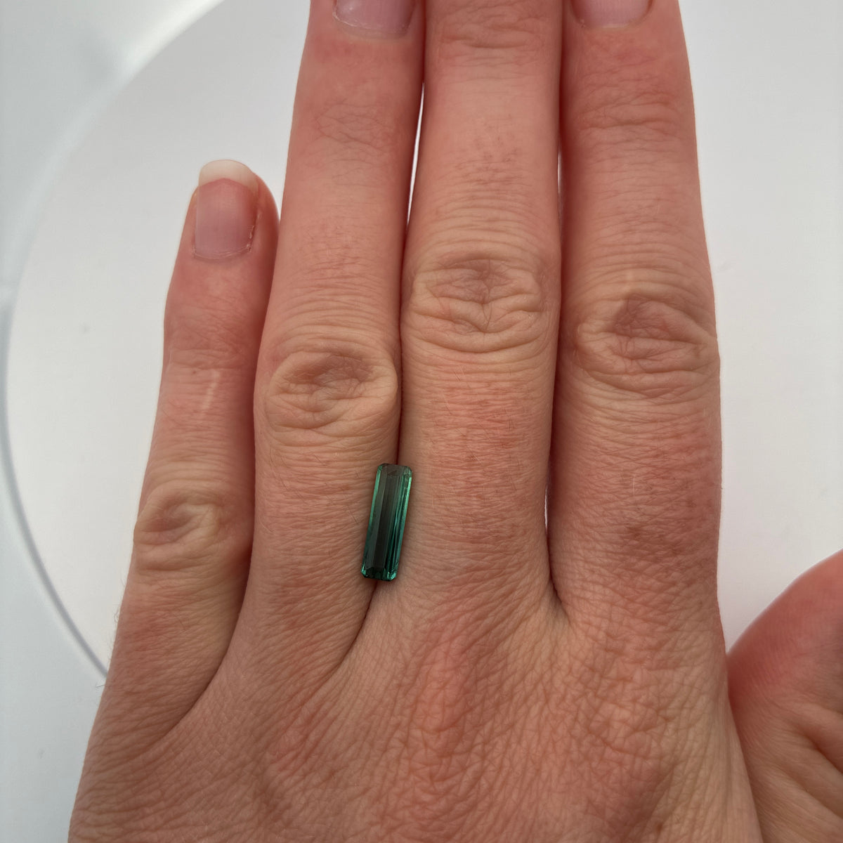 1.20 carat Bi-Color Green Tourmaline