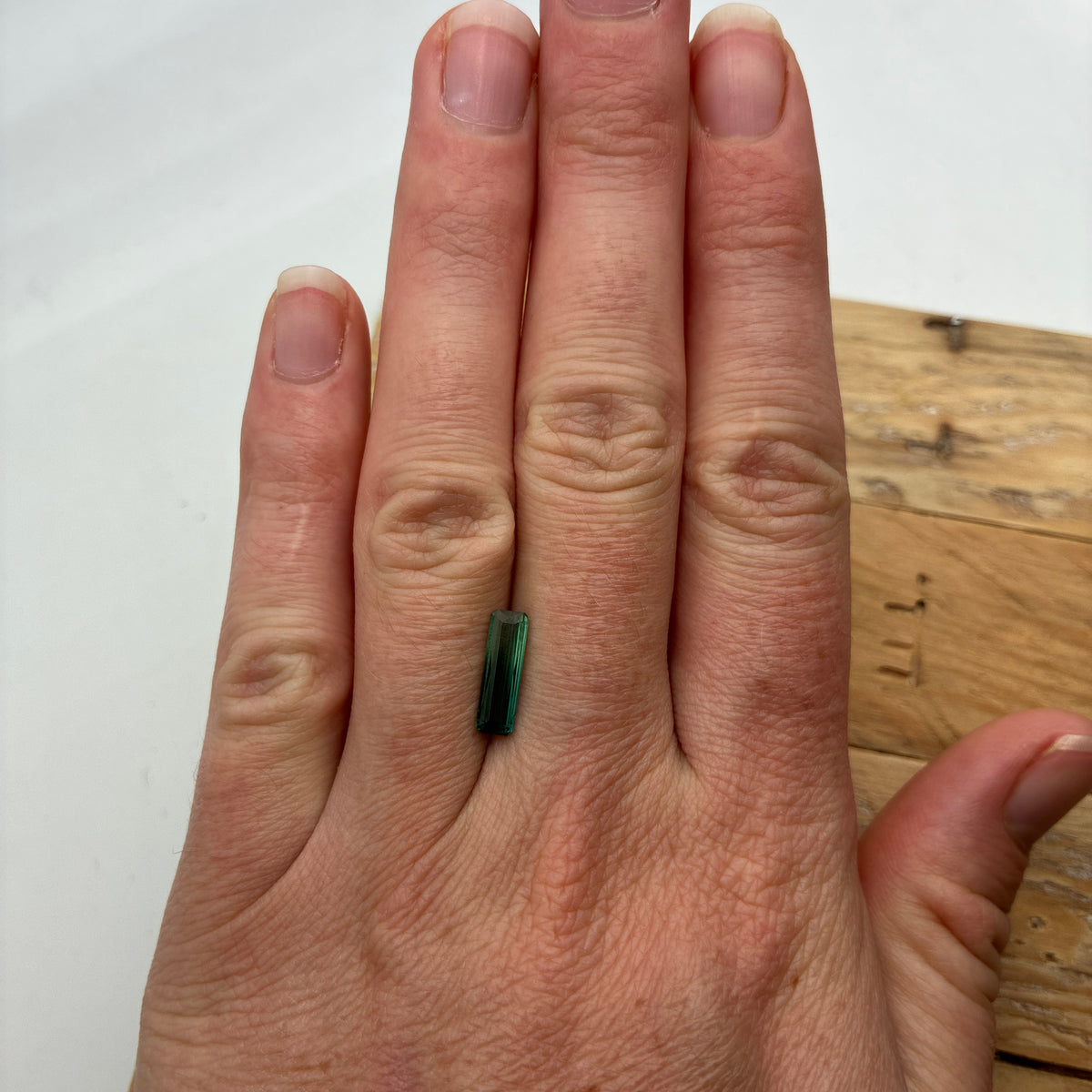 1.20 carat Bi-Color Green Tourmaline