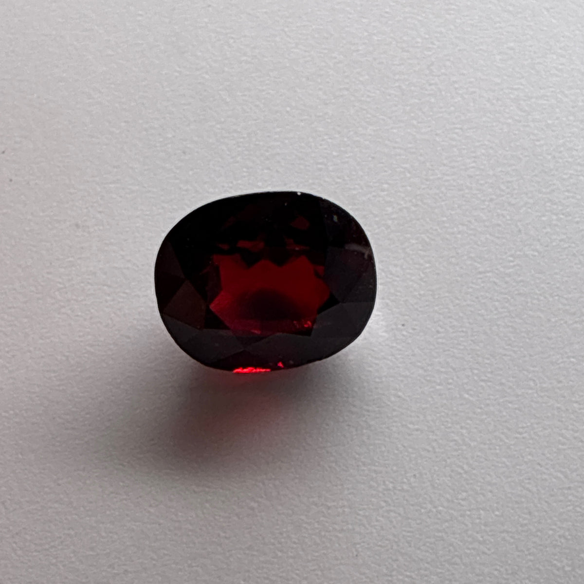 4.68 carat Deep Red Spessartite Garnet, 10x8.5mm