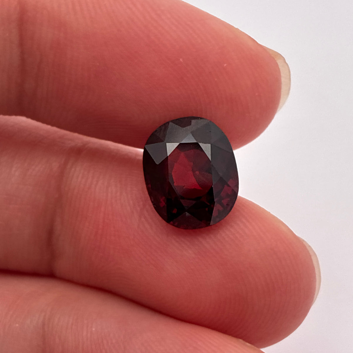 4.68 carat Deep Red Spessartite Garnet, 10x8.5mm